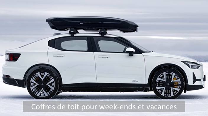 Coffres de toit pour week-ends et vacances